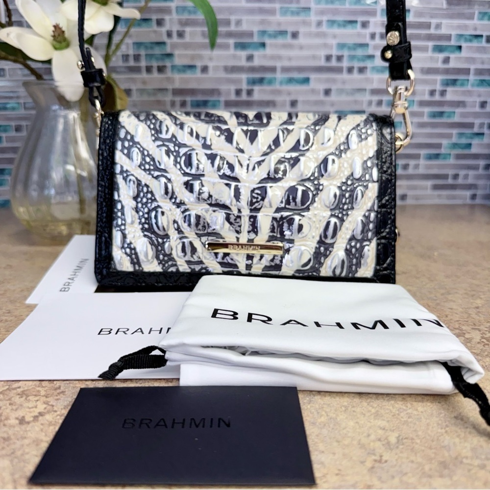 NWT Brahmin Minuette Everlasting Encore zebra purse
